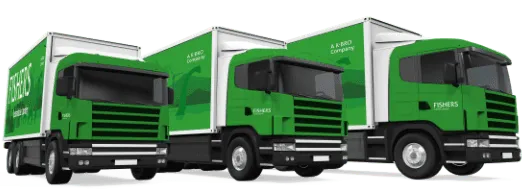 Three Fishers lorries