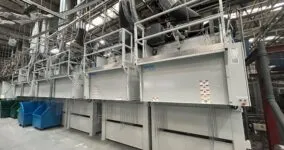 Jense dryers newly installed at Cupar laundry site.